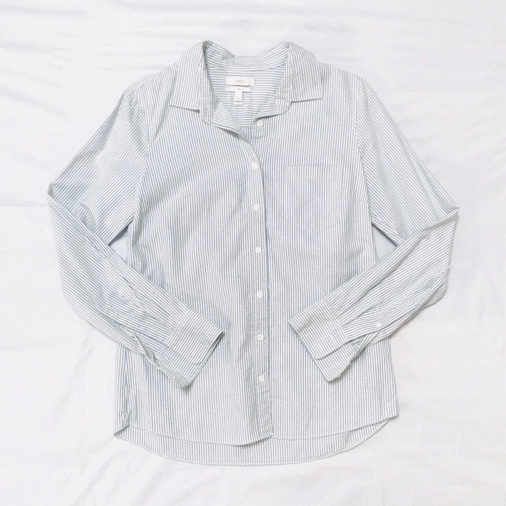 J crew Button Down boy Shirt (Size 6)